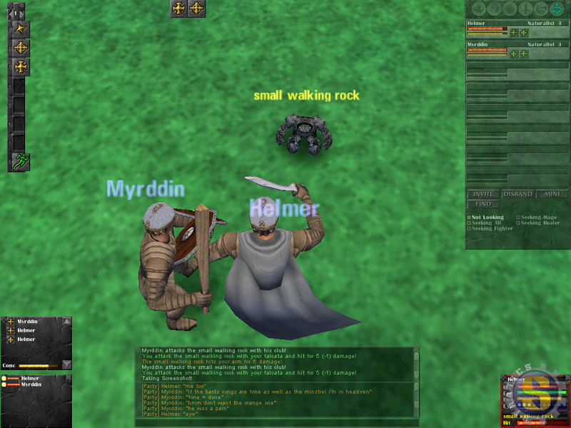 Dark Age of Camelot realm journey screenshot from a Helmer-bylined Camelot Stratics field report.