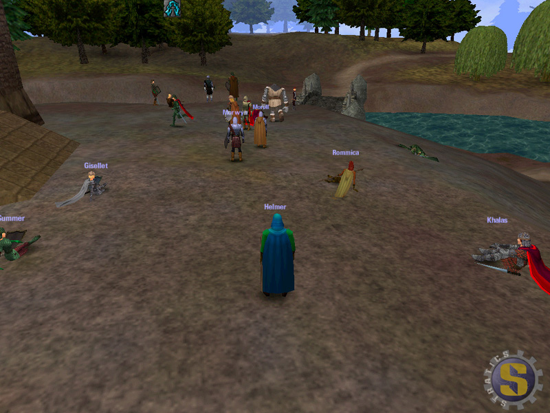 Dark Age of Camelot PvP tournament screenshot from a Camelot Stratics community event report.